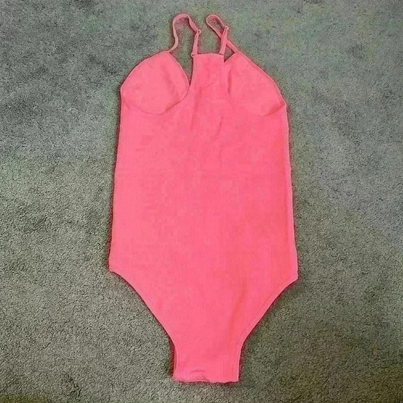 Free People Intimately Move Along Body Suit Neon Coral XS/S - Picture 3 of 7